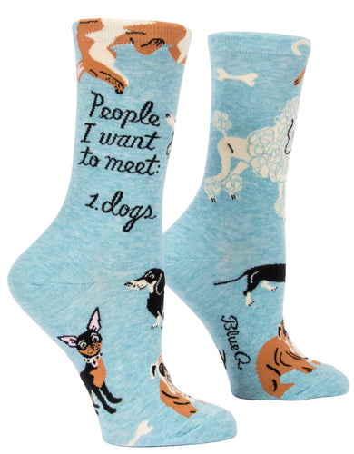People To Meet: Dogs Crewsocks - Front & Company: Gift Store