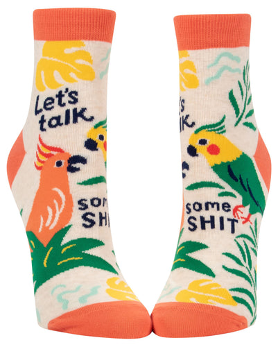 Talk Some Shit Ankle Socks - Front & Company: Gift Store