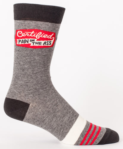 Certified Pain Ass Men's Socks - Front & Company: Gift Store