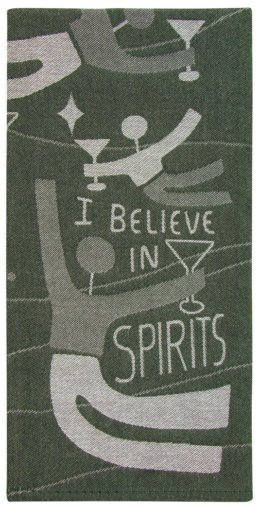 I Believe In Spirits Dishtowel