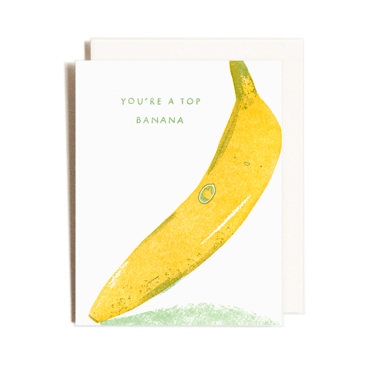 Top Banana Greeting Card