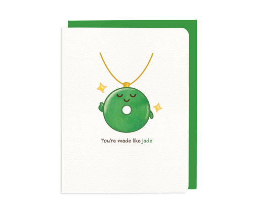 You're Made Like Jade – Jade Necklace card - Front & Company: Gift Store