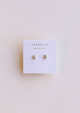 Load image into Gallery viewer, Double Stud Stack - White CZ - Earring
