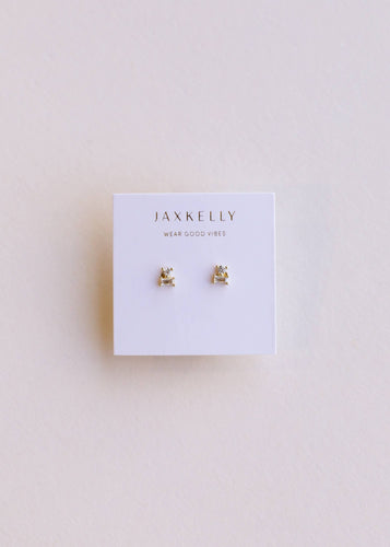 Double Stud Stack - White CZ - Earring - Front & Company: Gift Store