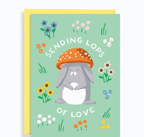 Lops of Love Easter Card - Front & Company: Gift Store