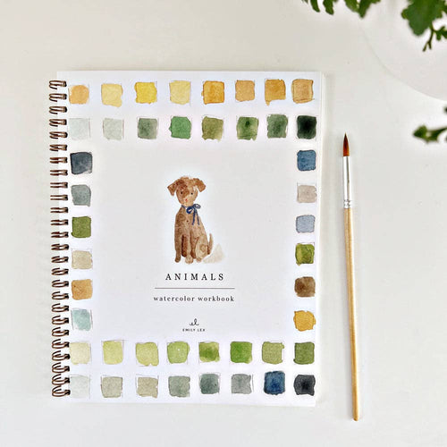 Animals watercolor workbook - Front & Company: Gift Store