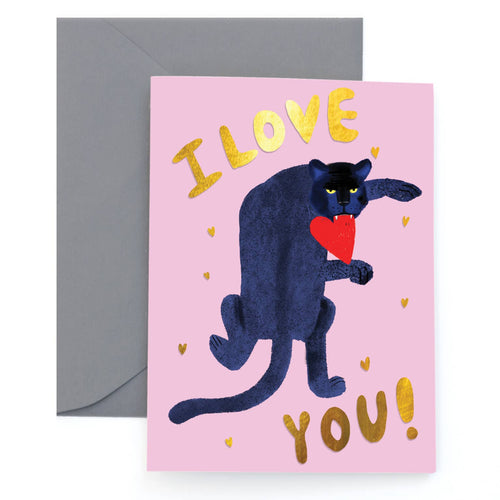 BIG CAT LOVE - Love Card - Front & Company: Gift Store
