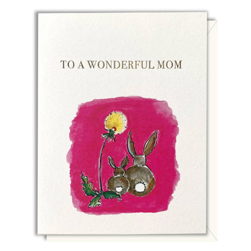 Cuddle Bunnies Mother's Day - Foil Card - Front & Company: Gift Store