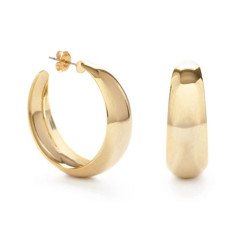 Angie Vintage Hoop Earrings - Front & Company: Gift Store
