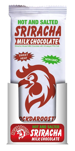 Hot and Salted Sriracha Milk Chocolate Bar, 2.5oz - Front & Company: Gift Store