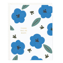 Load image into Gallery viewer, Thank You Blue Florals
