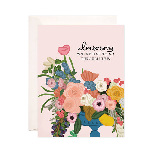 Go Through This Greeting Card- Encouragement & Sympathy Card - Front & Company: Gift Store