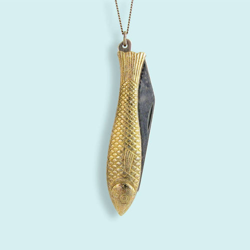 Fish Knife Necklace - Front & Company: Gift Store