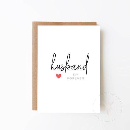 Husband, My Forever Card - Front & Company: Gift Store