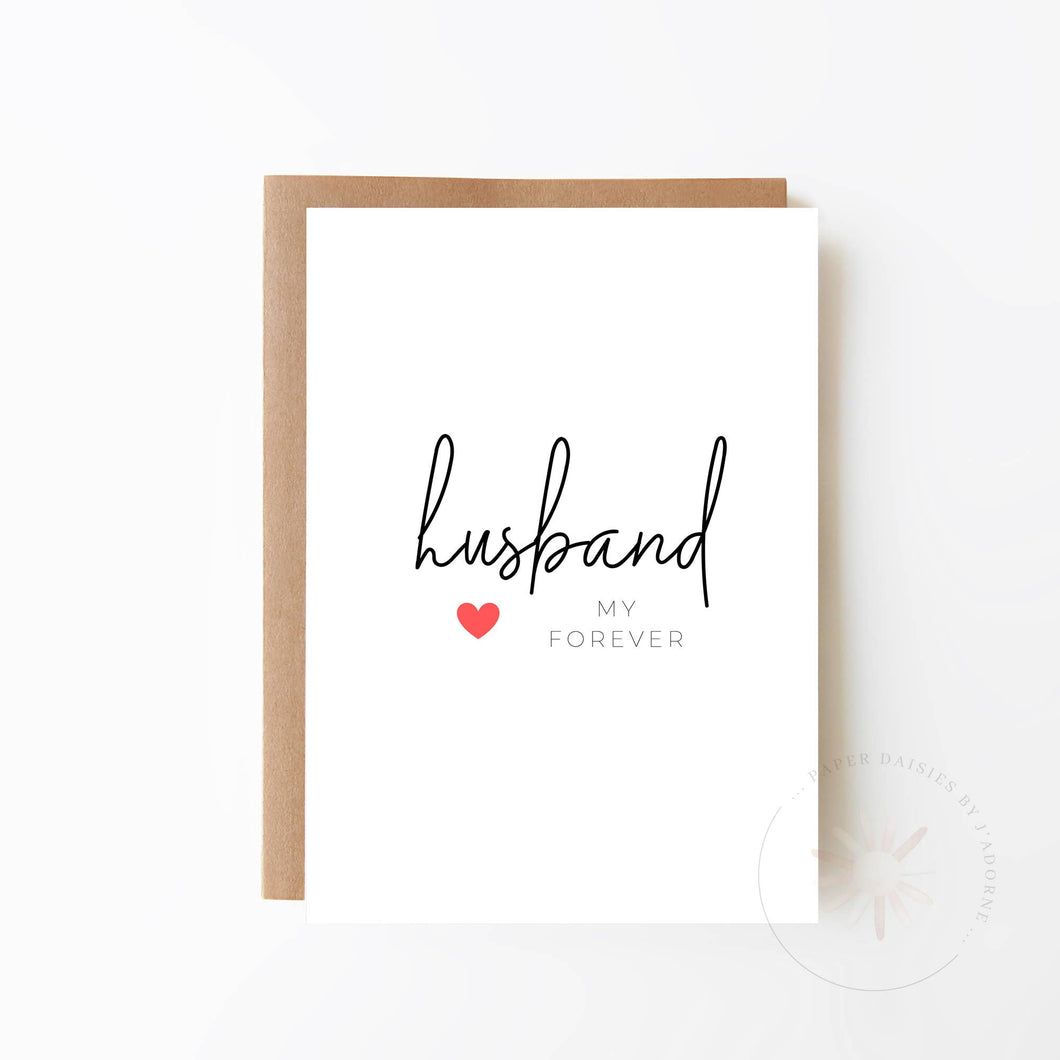 Husband, My Forever Card