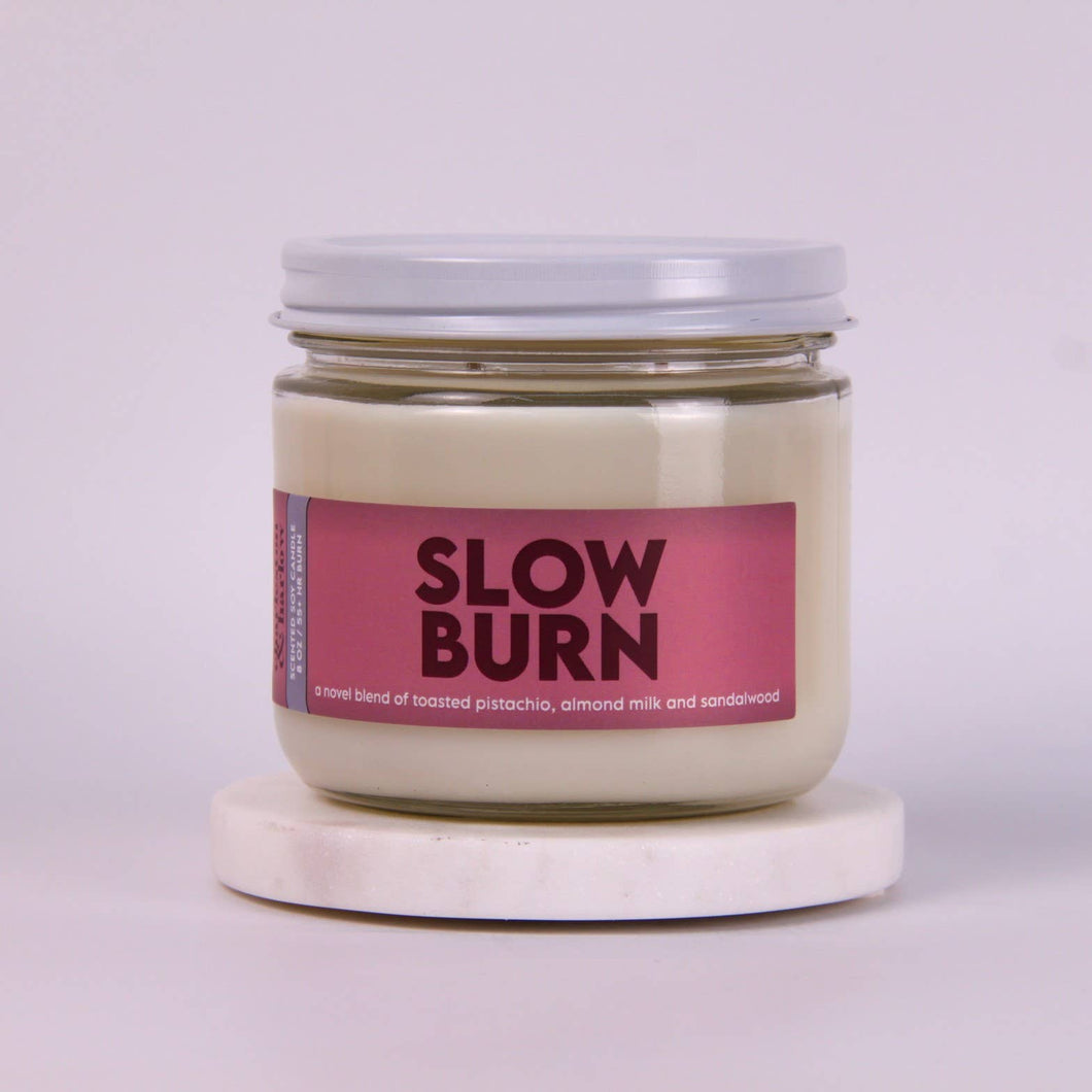 2-Wick #TBR SLOW BURN Scented Soy Wax Candle