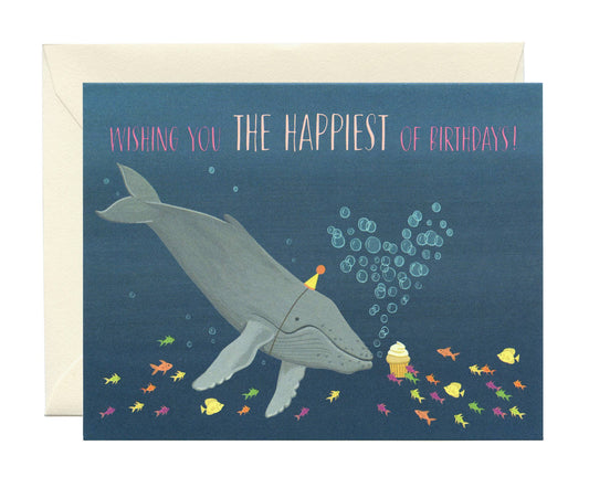 Whale Birthday Card