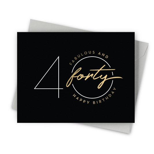 Fabulous Forty – Age Specific Birthday Cards