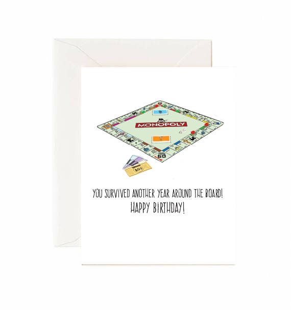 You Survived Another Year Around The Board - Greeting Card