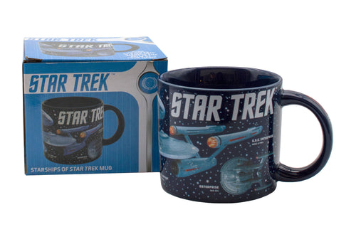 Starships of Star Trek Coffee Mug - Front & Company: Gift Store