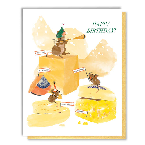 Cheese Birthday Card - Front & Company: Gift Store