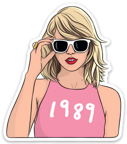 Taylor 1989 Die Cut Sticker - Front & Company: Gift Store