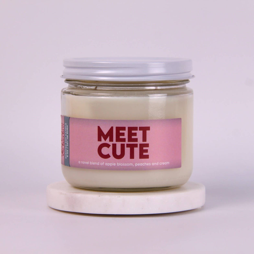 2-Wick #TBR MEET CUTE Scented Soy Wax Candle