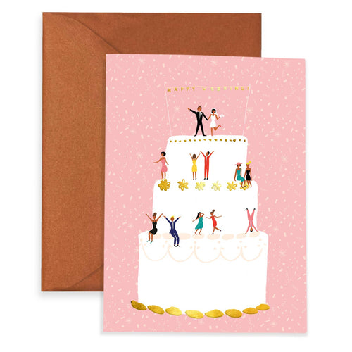 WEDDING CAKE - Commitment Card - Front & Company: Gift Store