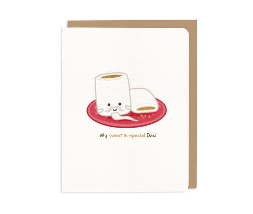 My Sweet & Special Dad – Dragon's Beard Candy card - Front & Company: Gift Store