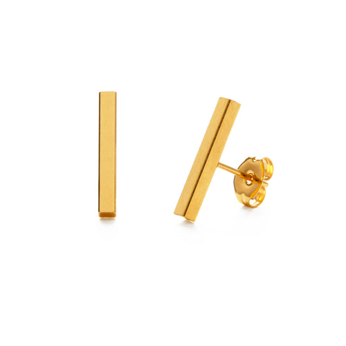 Gold Bar Studs - Front & Company: Gift Store