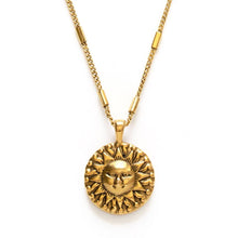 Load image into Gallery viewer, Tarot Sun Necklace
