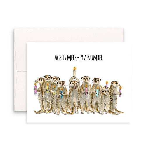 Meerkats Birthday Candles - Funny Birthday Card - Front & Company: Gift Store