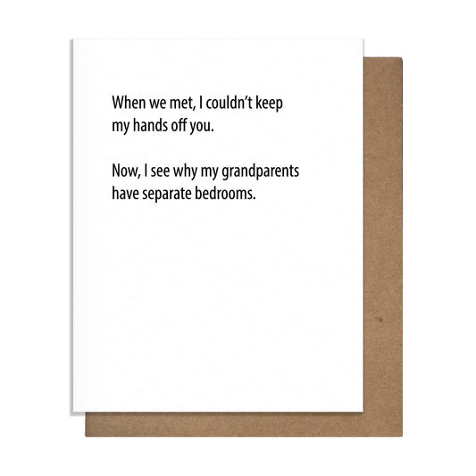 Separate Rooms - Love Card