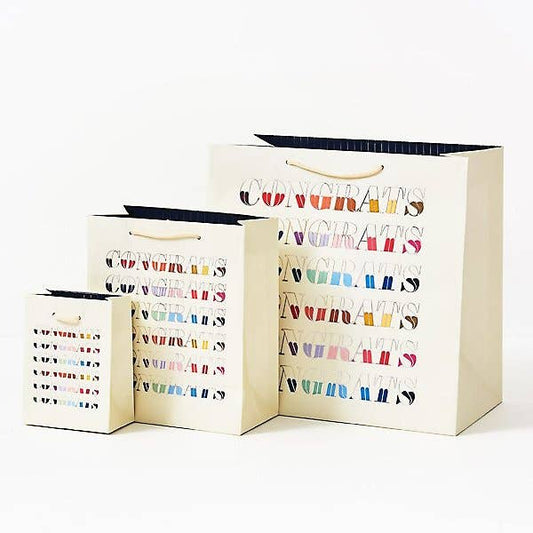 Colorful Congrats Gift Bag
