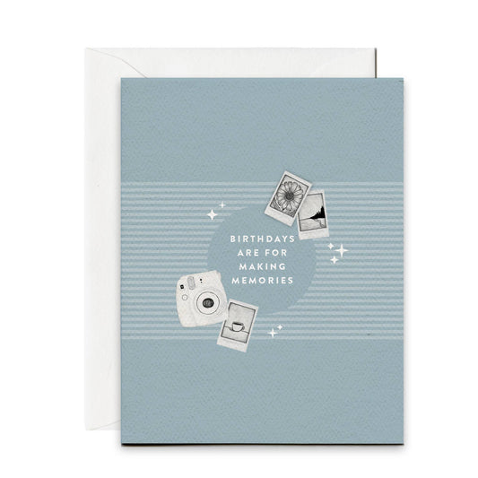 Modern Film Camera Birthday Card