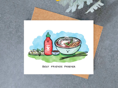Best Friends Phoever Card - Front & Company: Gift Store