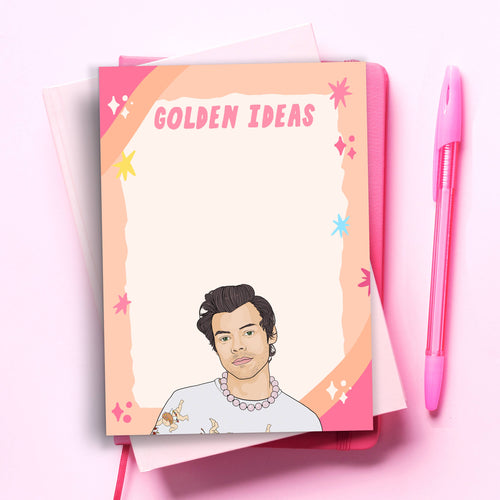 Harry Styles Notepad - Pop Culture To Do List Planner - Front & Company: Gift Store