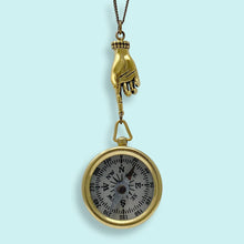 Load image into Gallery viewer, Guiding Hand Compass Necklace
