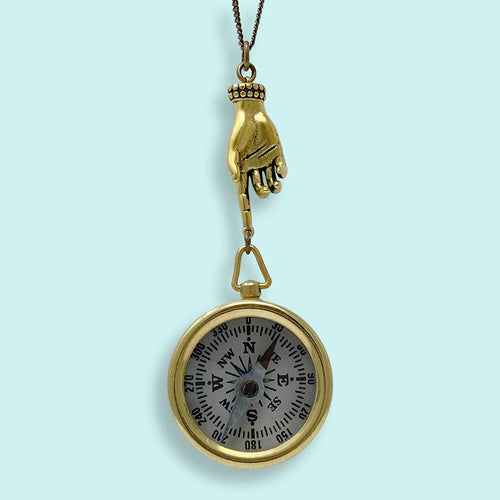 Guiding Hand Compass Necklace - Front & Company: Gift Store